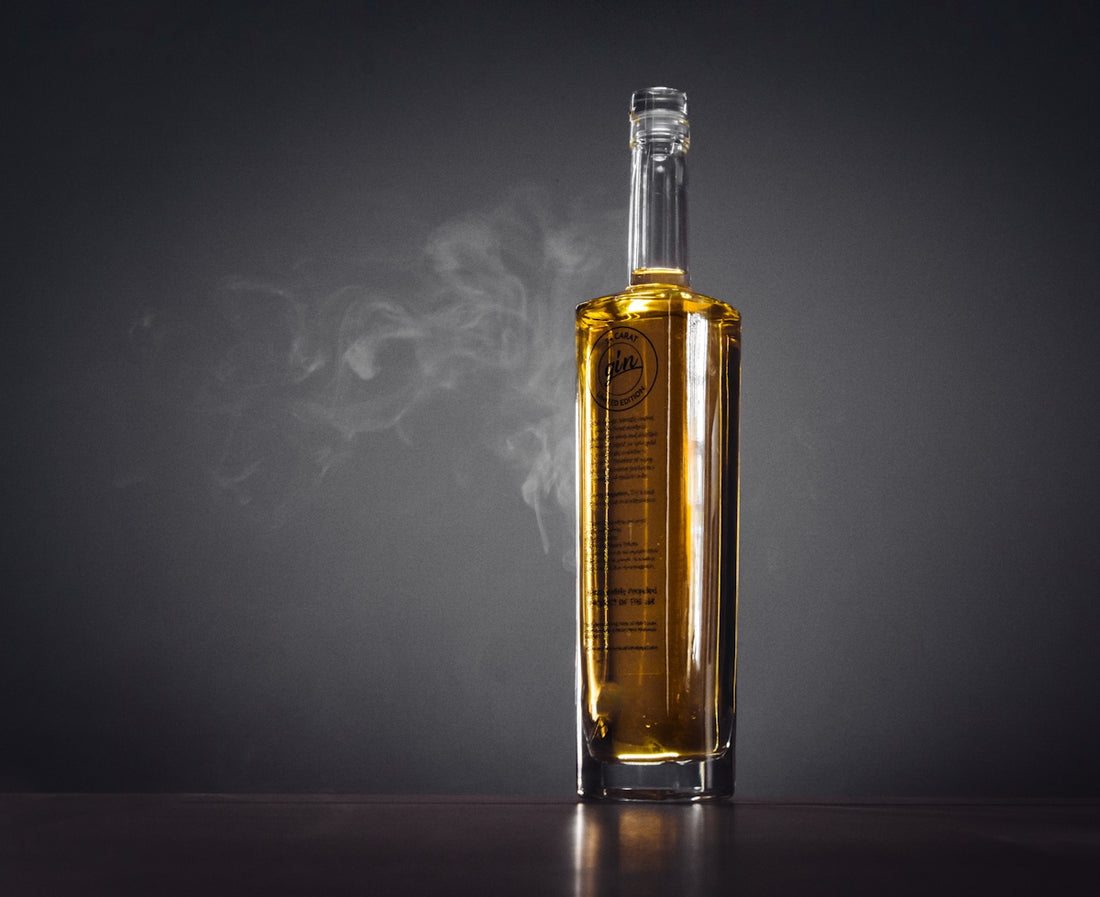 a bottle of alcohol
